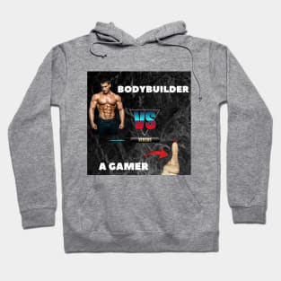 Bodybuilder versus Gamer Hoodie